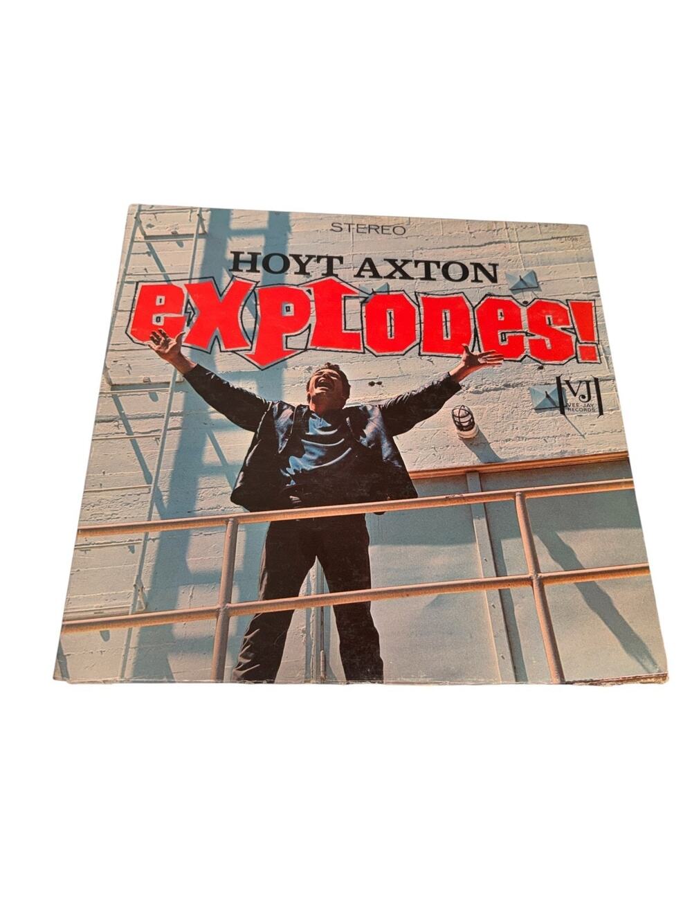 Hoyt Axton Hoyt Axton Explodes LP Vinyl Record Album Stereo Vee-Jay VJLP-1098
